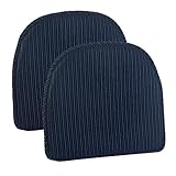 Klear Vu 877455-05A Chair Pads, Navy