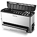 Gourmia GVS445 Sealing System-Vertical Space Saving 8 Function Sealer, Preserve or Vacuum for Sous Vide, Silver