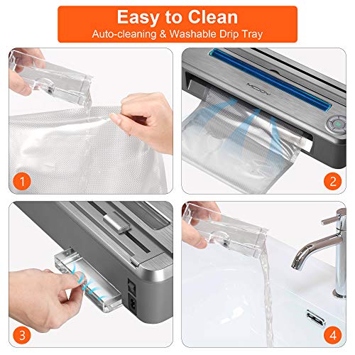 Vacuum Sealer Machine, MCJOY Operation Automatic Food Sealer Machine for Food
