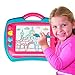 Peradix Doodle Magnetic Drawing Board Sketch Scribble Tablet Education Writing Drawing Painting Colorful Erasable Learning Toy Magnet Pad for Toddler Kids (Blue&Pink)