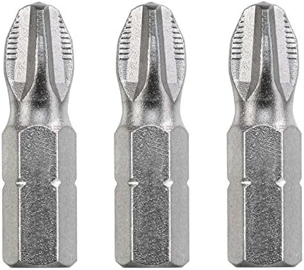 kwb 3 x 25mm PH2 Industrial Steel Bits for Secure Fastening Mega Grip Ribs, 1/4'' Hex Shank, Pack of 3, 3er Pack - Image 3