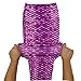 Play Tailor Mermaid Tail Swimmable Costume Swimsuit for Girls Swimming(No monofin), Purple, Child 14