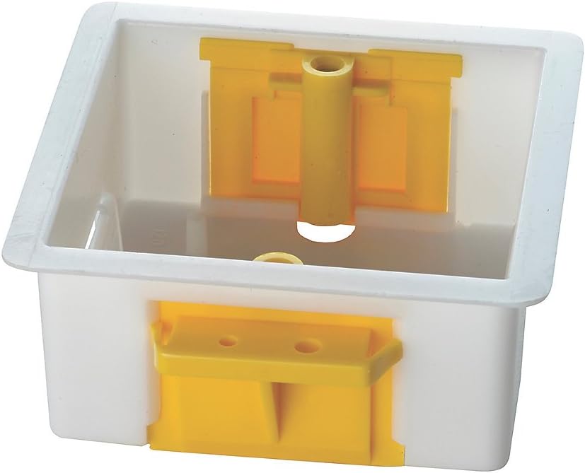Pack of 10 x Appleby SB619 1 Gang 35mm Dry Lining Wall Electrical Back Boxes, White - Image 3