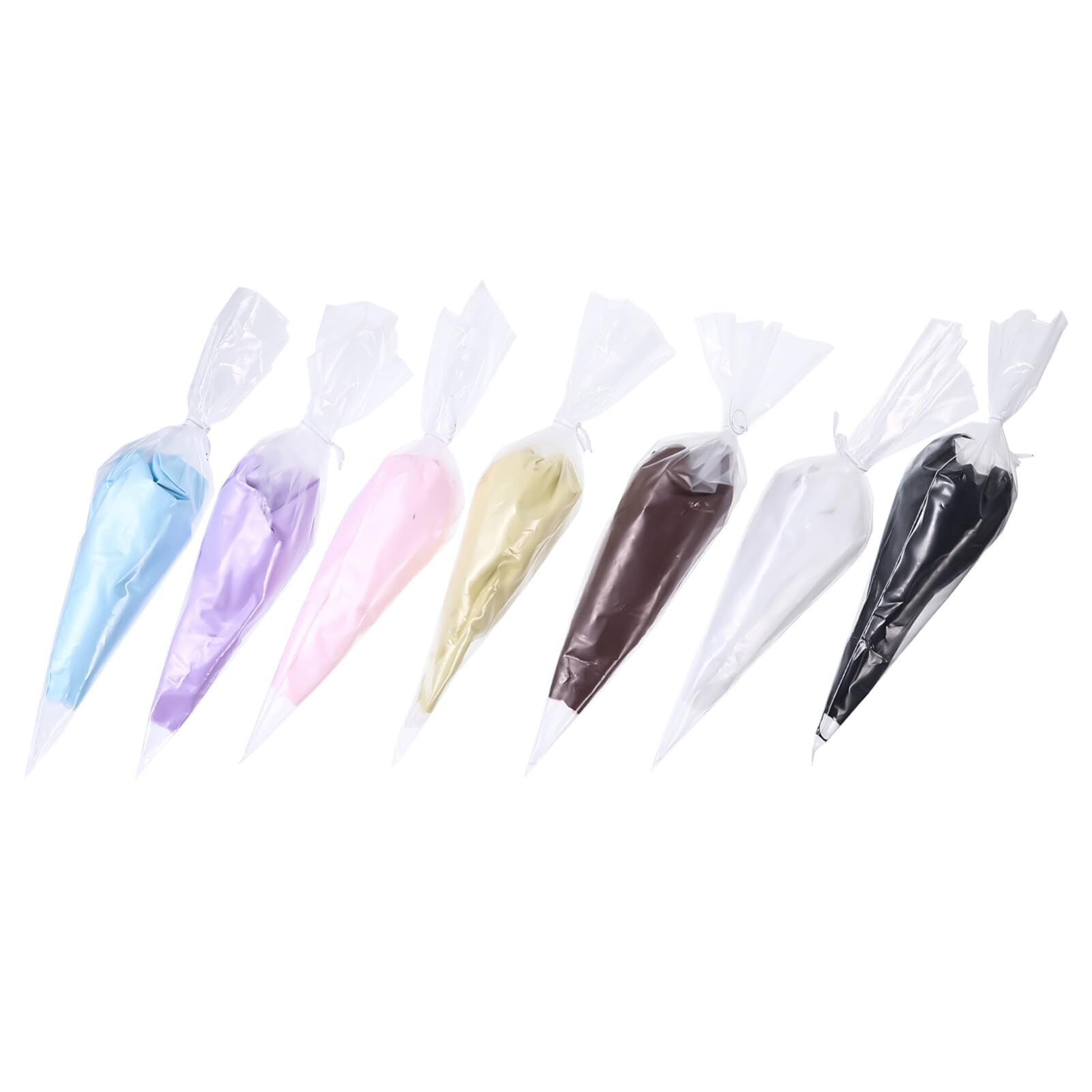 Photo 1 of EXCEART 7pcs Simulation Fake Whipped Cream Glue Decoden Cream Glue DIY Phone Case Kit Silicone Cream Adhesive Set for DIY Handmade Craft