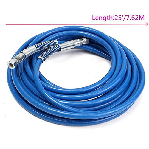 VAlink 25'' 1/4'' Airless Paint Spray Gun,Sprayer Hose, Electric Tube Fits for Wagner Titan Graco Spary Gun Hose Power Tools Sprayer Accessories for DIY Paint Decorating Washing Cleaning Watering