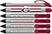 Greeting Pen University of Georgia Bulldogs Rotating Message Pens - 4 Pack (8004) Officially Licensed Collegiate Product