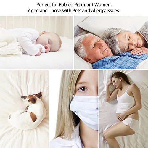 image for HOMFY Queen Premium Hypoallergenic Waterproof Mattress Protector, Deep