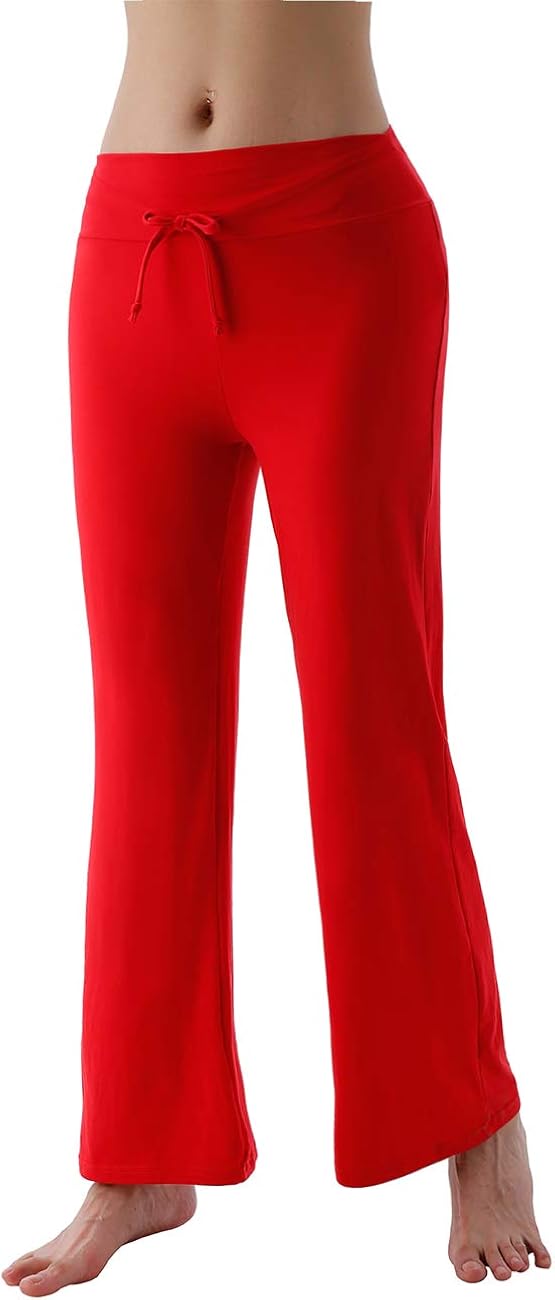 Utheral Womens Loose Workout StraightLeg Yoga Pants Wide Leg High