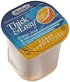 Drink Thick & Easy Orange Juice Honey Consistency Portion Control Cups 24 Case 4 Ounce