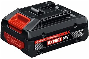 BOSCH EXBA18V-40 Expert 18V 4 Ah High Power Battery with High-Power Tabless Cells, CoolPack™ 2.0 Technology, and AMPShare™ Sy