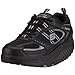 Skechers Women's Shape Ups Motivation Fitness Work Out Sneaker,Black,9 M US