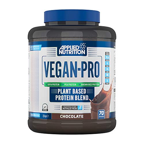 Applied-Nutrition-Vegan-Pro-Plant-Based-Protein-Blend-Powder-Supplement-Low-Fat-Sugar-Natural-Flavour-Colour-with-Essential-Amino-Acids-21kg-70-Servings-Chocolate