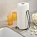 mDesign Paper Towel Holder for Kitchen Countertops - Bronze