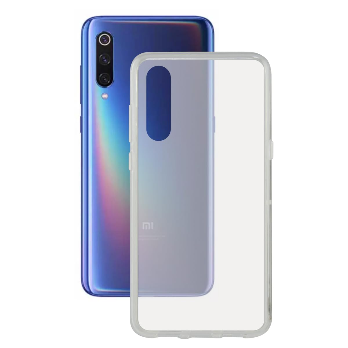 KSIX smart your tech Case for Xiaomi MI9 SE, Flexible, Transparent
