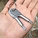 CoscosX 10 Sets Stainless Keychain Pocket Tool EDC Screwdriver Set with Keychain
