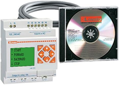 Lovato Electric LRDKIT10RA240 Lrd Starter Kit Complete with Lrd10R A240 Base Module, Lrx Sw Software and Lrx C00 Cable