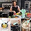 11in1 Silicone Cooking Kitchen Utensil Set, BPA Free Non Toxic Heat Resistant Nonstick Silicone Turner Tongs Spatula…