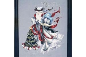 MIRABILIA Winter White Santa Cross Stitch Pattern