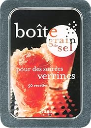 Boîte grain de sel pour des soirées verrines