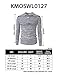 H2H Mens Henley Ribbed-Knit Sweater KHAKI US 3XL/Asia 4XL (KMOSWL0127)