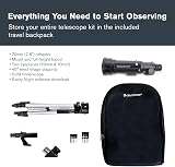 Celestron Travel Scope 70 Portable Refractor Telescope Kit with Backpack view 5