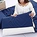AUSTY Double Sleeping Bag Liner Camping Sleep Sheet Soft and Breathable for Travel Hotel Outdoor Picnic Business Trip(Navy Blue,63″ x82.7″)thumb 4