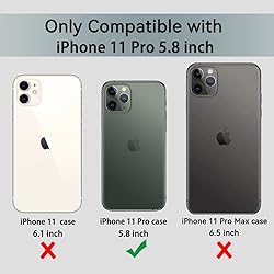 COOLQO Compatible for iPhone 11 Pro Case 5.8