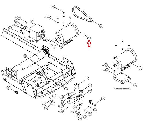 Precor DC Drive Motor Assembly C6T170B8C 58066-101 Works C95i TRM885 C966i Treadmill (Certified Refurbished)
