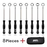 HUZTL 8 Pcs Carburetor Adjustment Adjusting Tool with Carrying Case for 2 Cycle Carburetor Engine