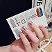 6 Different Sheets Shinny Full Nail Art Tips Stickers False Nail Design Manicure Sets (Style A)