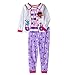 Disney Doc McStuffins Little Girls Long Sleeve Cotton Pajama Set Tight Fit, 3T, White