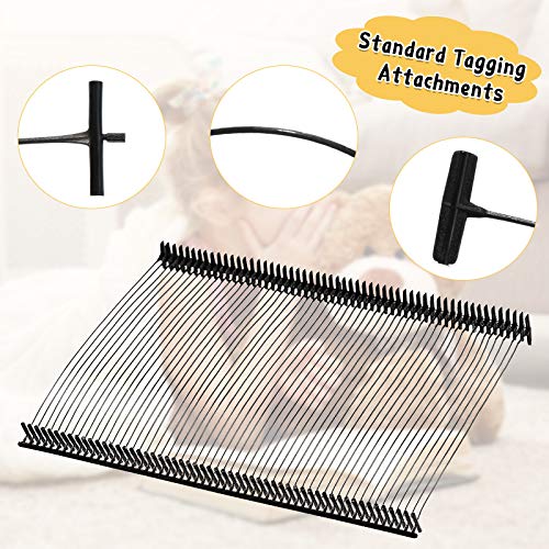 3000 Pieces Black Tags for Tagging Gun Standard Tagging Fasteners Tag