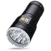 Woputne 12 LEDs Flashlight, Rechargeable, Powerful 6000 High Lumen, Type-C USB, Super Bright Flashlight with Battery Power Indicator…