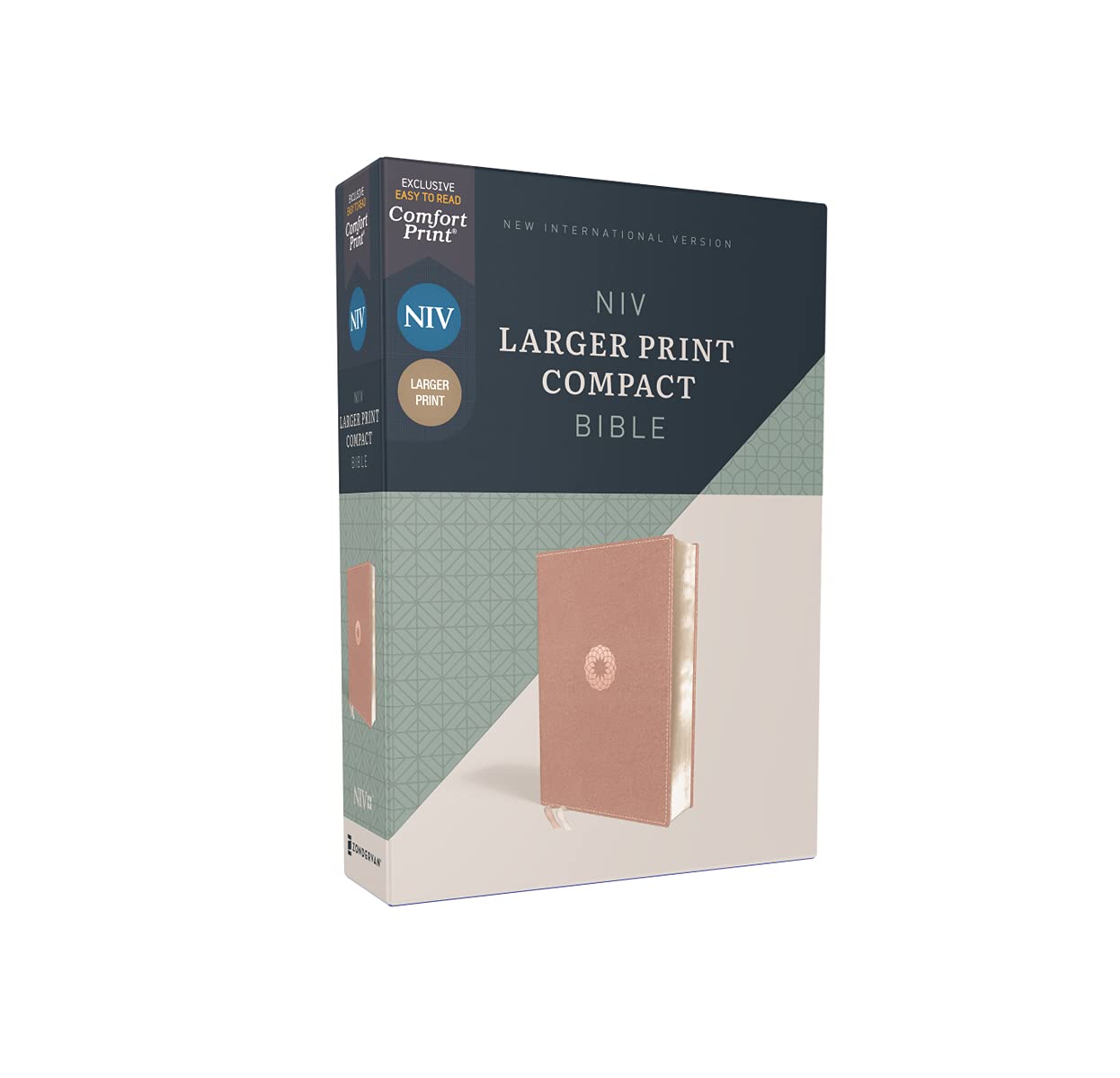 NIV, Larger Print Compact Bible(8.5-Point Print Size), Leathersoft, Pink, Red Letter, Comfort Print NIV, Larger Print Compact Bible(8.5-Point Print Size), Leathersoft, Pink, Red Letter, Comfort Print Imitation Leather