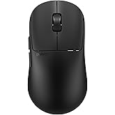 Pulsar Gaming Gears X2N Crazylight Wireless Gaming Mouse, Mini, Jet Black | Ultra Lightweight 1.34 oz (38g), Symmetrical, Narrow Side, Back-Moderate Hump, Relaxed Claw/Claw Grip, XS-1, 32K DPI, 8K