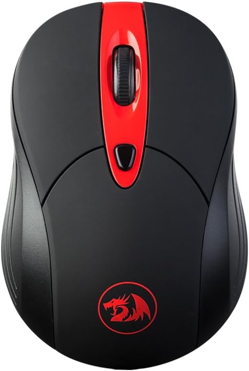 Redragon Mammoth 16400 DPI Laser Programmable High Precision Gaming Mouse For PC: 9 Button Programmable 5 Programmable User Profiles Line Omron Microinterruttori Weight Cartridge