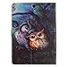 Galaxy Tab S2 9.7 T815 Case,UUcovers Cute Cartoon PU Leather Protective Magnetic Closure Flip Stand Wallet Case for Samsung Galaxy Tab S2 9.7 T815/T810-Oil Painting Owl