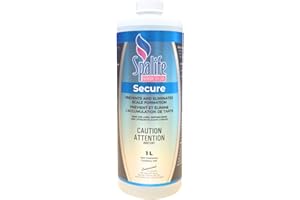 Secure 1L | Prevents & Eliminates Scale in Hot Tubs & Spas | Eco-Friendly | Improves Water Clarity | Use with Hot Tub Chemica