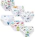 Growth Pal Little Boys' Underwear Briefs Soft 100% Cotton 6 Pack Kids Underwear Toddler Briefs