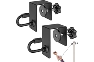 Kipika Door Anchor for Resistance Bands, Heavy Duty Door Anchor Attachment, Workout Door Mount Anchors for Body Weight Straps, Strength Training, Physical Therapy Exercise, Home Gym