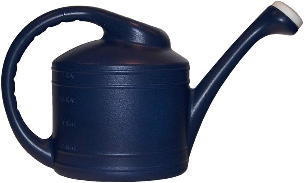 Garden Treasures Indoor/Outdoor 2-Gallon Resin Watering Can Dark Blue