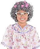 AMSCAN Grandma Costume Accessory Kit for Girls, One Size, 3 Pieces