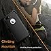 LongRise iPhone 8 Plus Case, Shockproof Robost 4 Layer Rugged Case Compatiable with iPhone 7 Plus & iPhone 8 Plus with Belt Clip Holster Stand(Black)