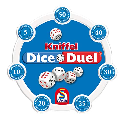 Schmidt Spiele 49353 Kniffel Dice Duel, Würfel-und Familienspiel, bunt