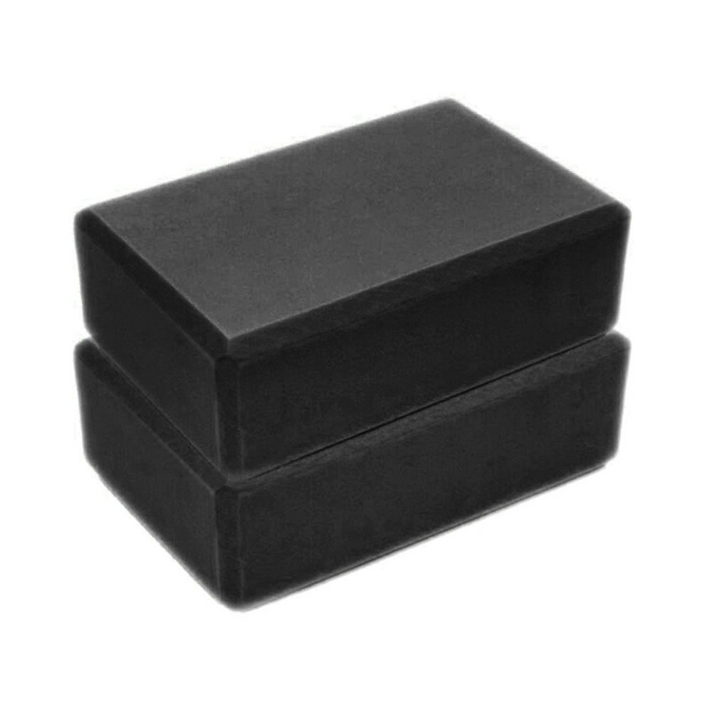 Voberry@ Yoga Blocks 2 Pack High Density EVA Foam Brick Provides Stability Balance & Support, Improve Strength and Deepen Poses - Great for Yoga, Pilates, Workout, Fitness & Gym