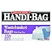 Handi-Bag HAB6FW130 Super Value Pack, 8gal, 0.6mil, 22 x 24, White (Box of 130)
