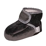 Baby Conda Stretchy Fleece Baby Booties, Infant Slippers 6 - 18 Months