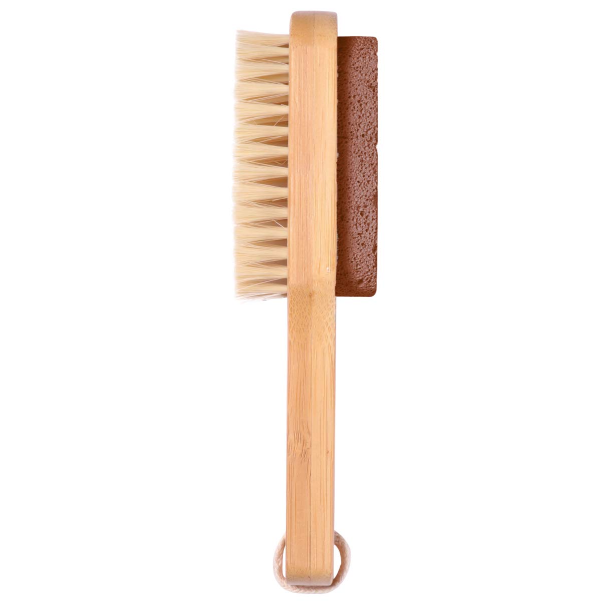 Minkissy Wooden Nail Brush Double Sided Nail Brush Nail