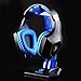 SADES E-Sports Gaming Headphone Cradle, Acrylic Headphone Bracket Stand, Head-mounted Display Rack Headset Hanger Holder For Gamers (Blue)