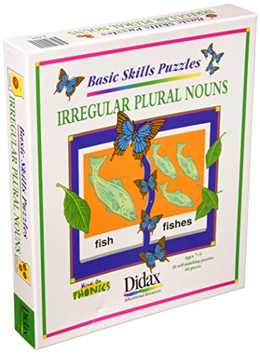 Didax Educational Resources Irreg. Plural Nouns Puzzles